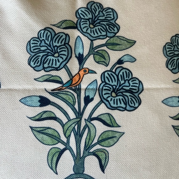 botanical accent pillow cover set 19”x19” NWOT - Picture 4 of 4